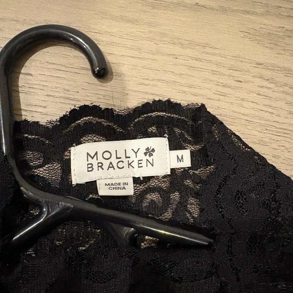 Molly Bracken Black Lace Top - Picture 3 of 3